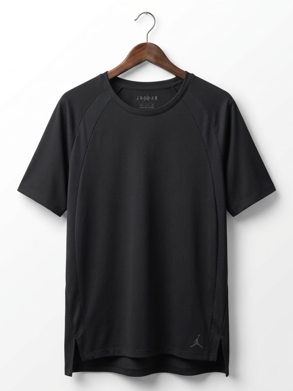 Nike Jordan Mens 3XL Black Activewear Training Shirt Mesh Athleisure Big & Tall